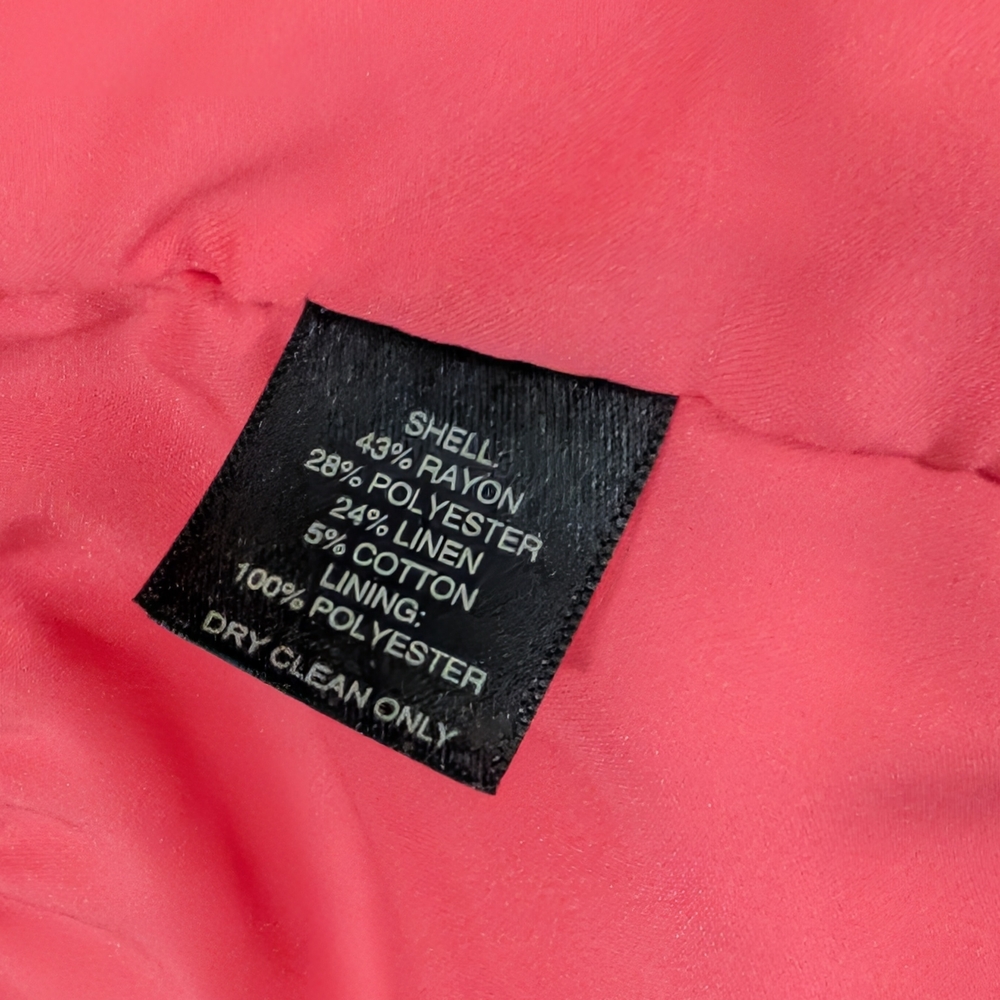 White House Black Market Coral Textured Jacket - Picture 6 of 14